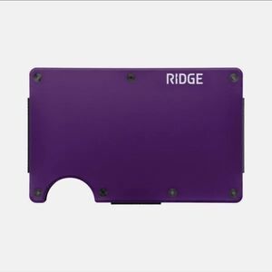 Minimalist Ridge Purple Slim Wallet